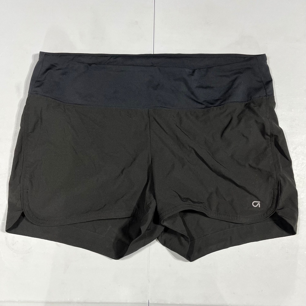 GapFit Maternity Black Running Shorts Size Medium Under Belly Athletic Active
